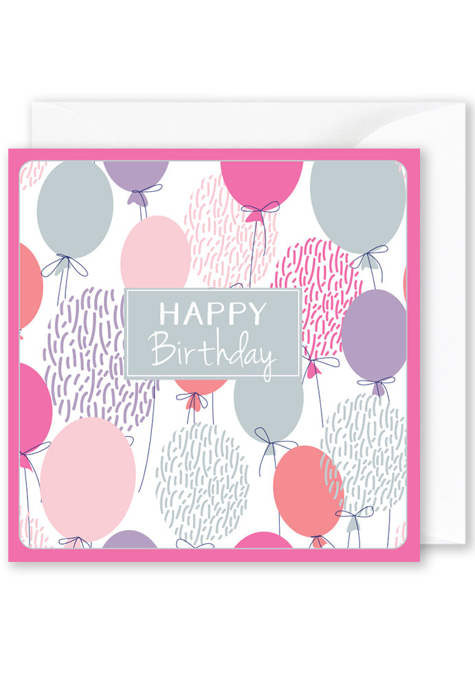 Card - "Happy Birthday Pink"