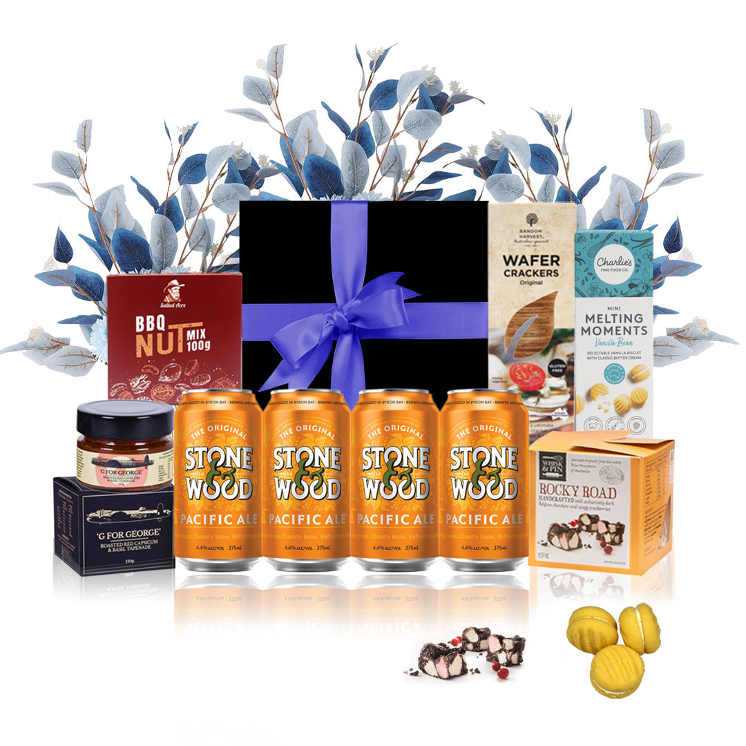 Father's Day Beer Snack Gift Hamper Stone & Wood