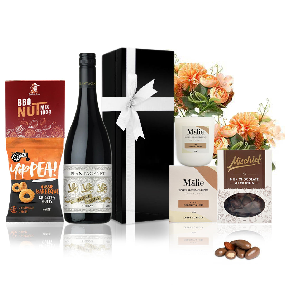 Three Lions Wine Gift Hamper Shiraz