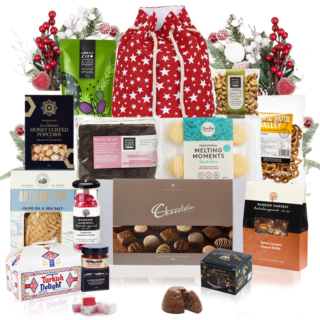 Gourmet Snacks Christmas Sack