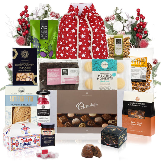 Gourmet Snacks Christmas Sack