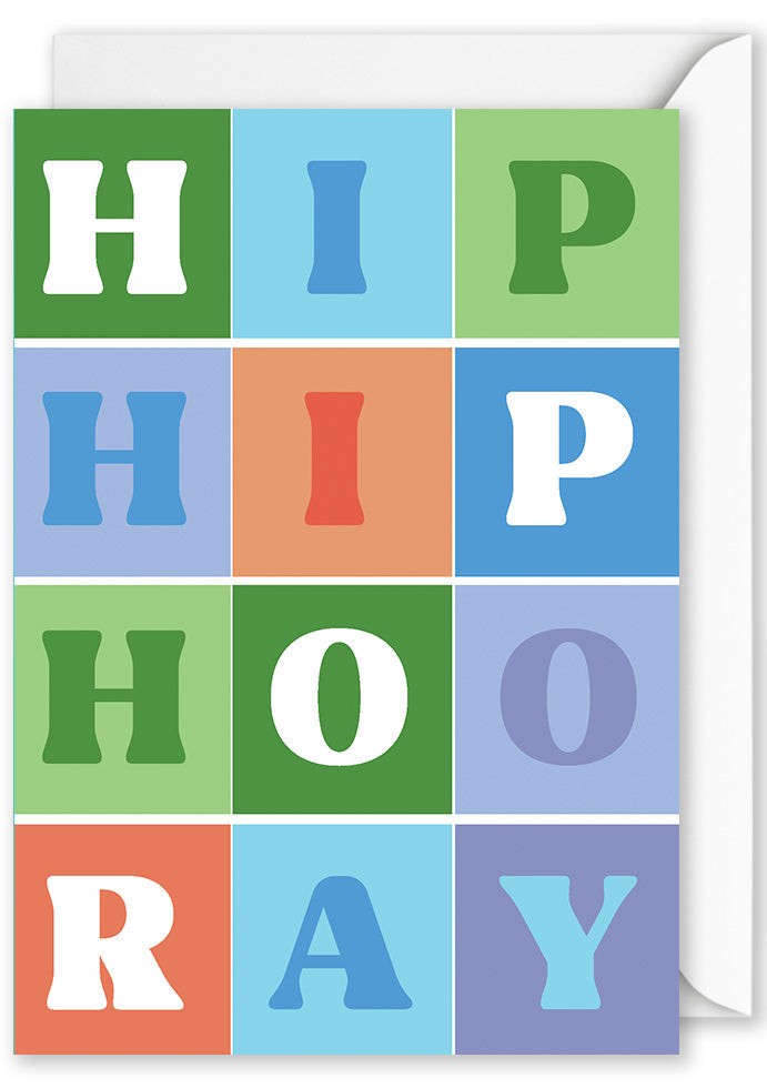 Card - “Hip Hip Hooray"
