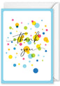 Card - “Thank You” Colourful Spots & Stars