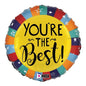 "You're the Best Stars" - Helium Balloon 45cm (Melbourne Only)