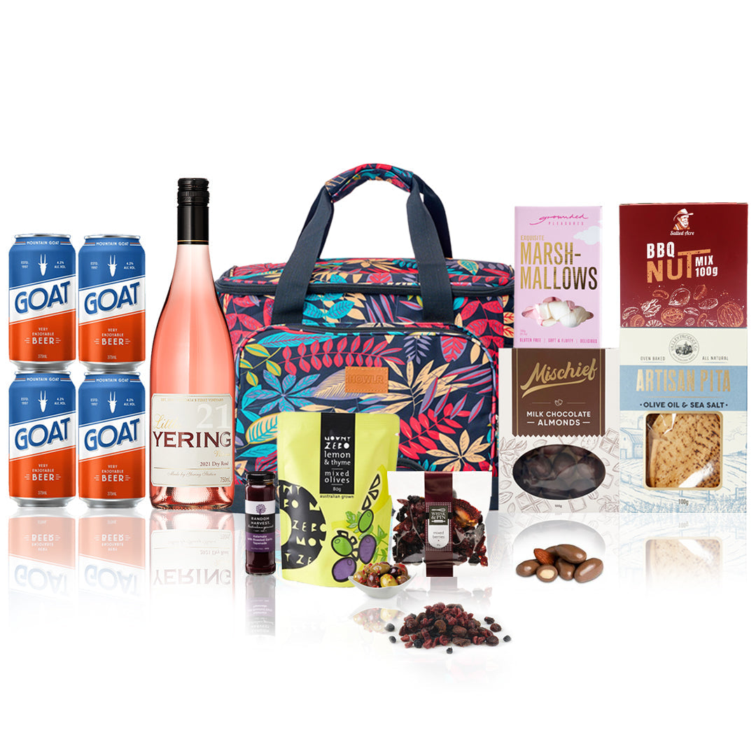 Picnic Cooler Bag Gift Hamper Floral