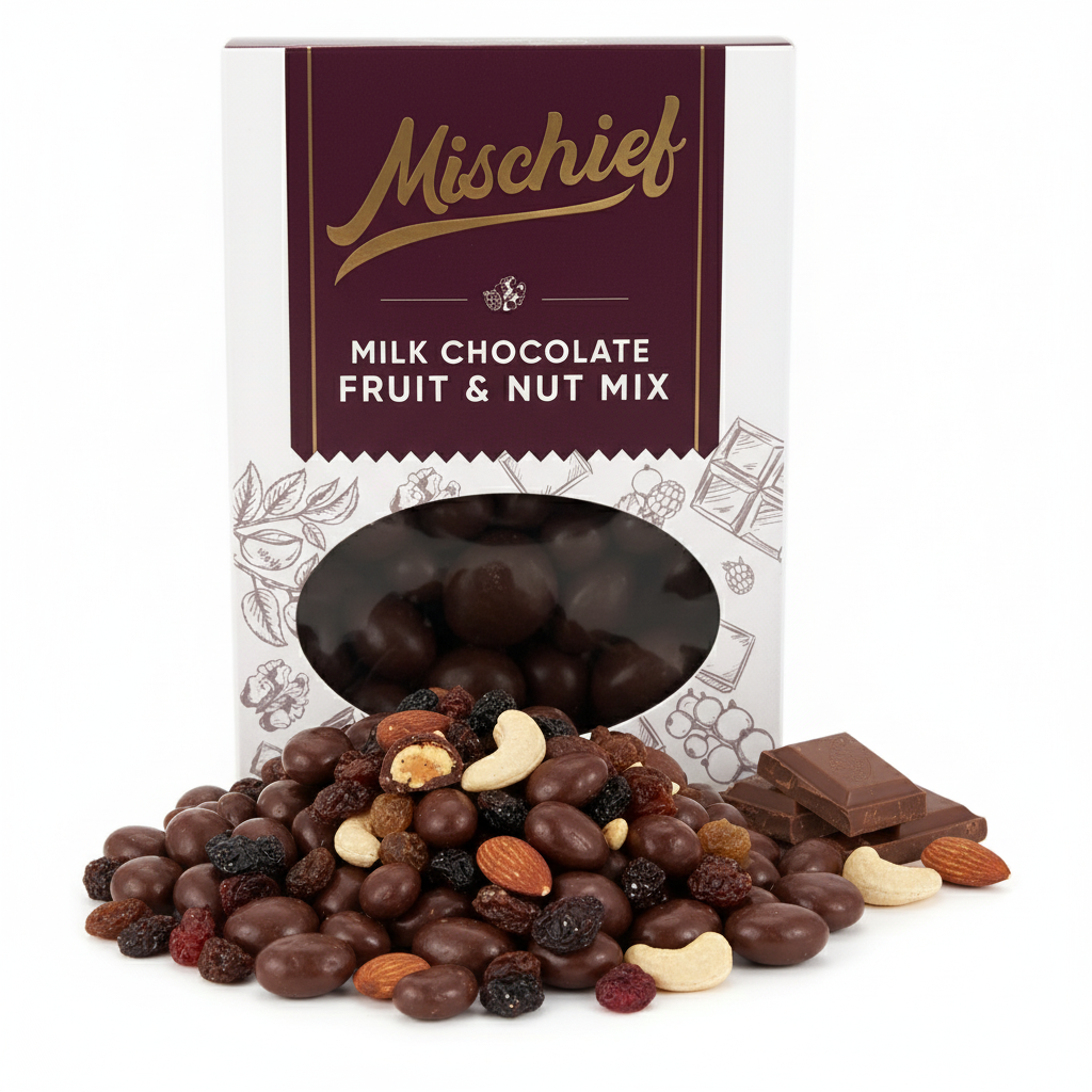 Milk Chocolate Fruit & Nut Mix 100g - Mischief