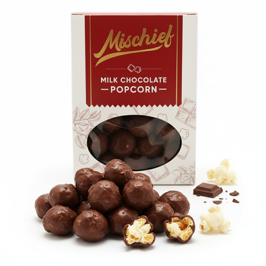 Milk Chocolate Popcorn 100g - Mischief