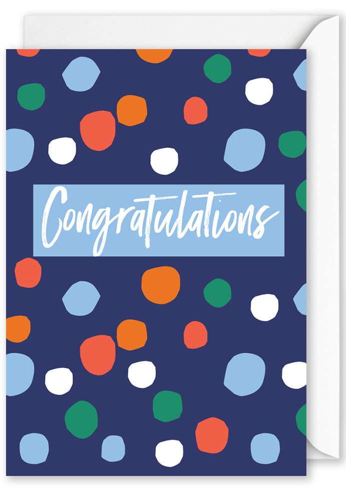 Card - "Congratulations" Spots