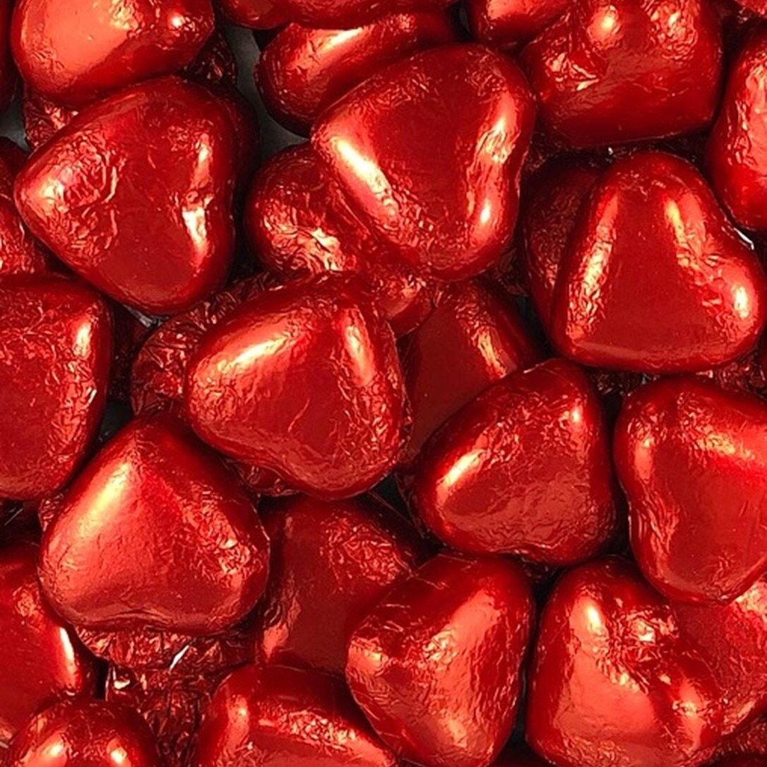 (10) Red Chocolate Hearts