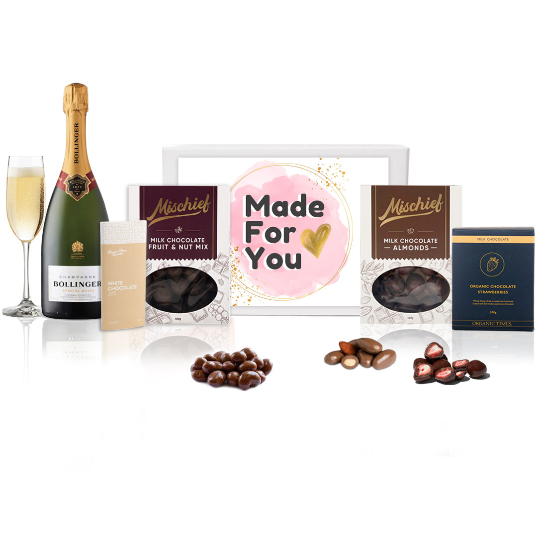 Champagne & Chocolates Gift Hamper Bollinger
