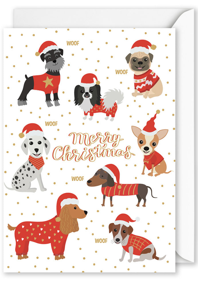 Card - "Christmas Dog"