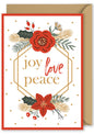 Card - "Joy Love Peace"