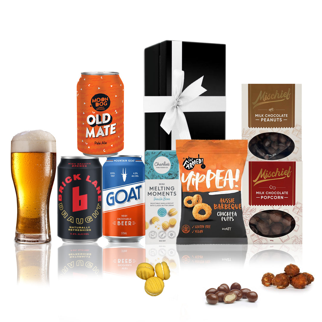 Beers and Mini Snacks Gift Hamper Mix Craft