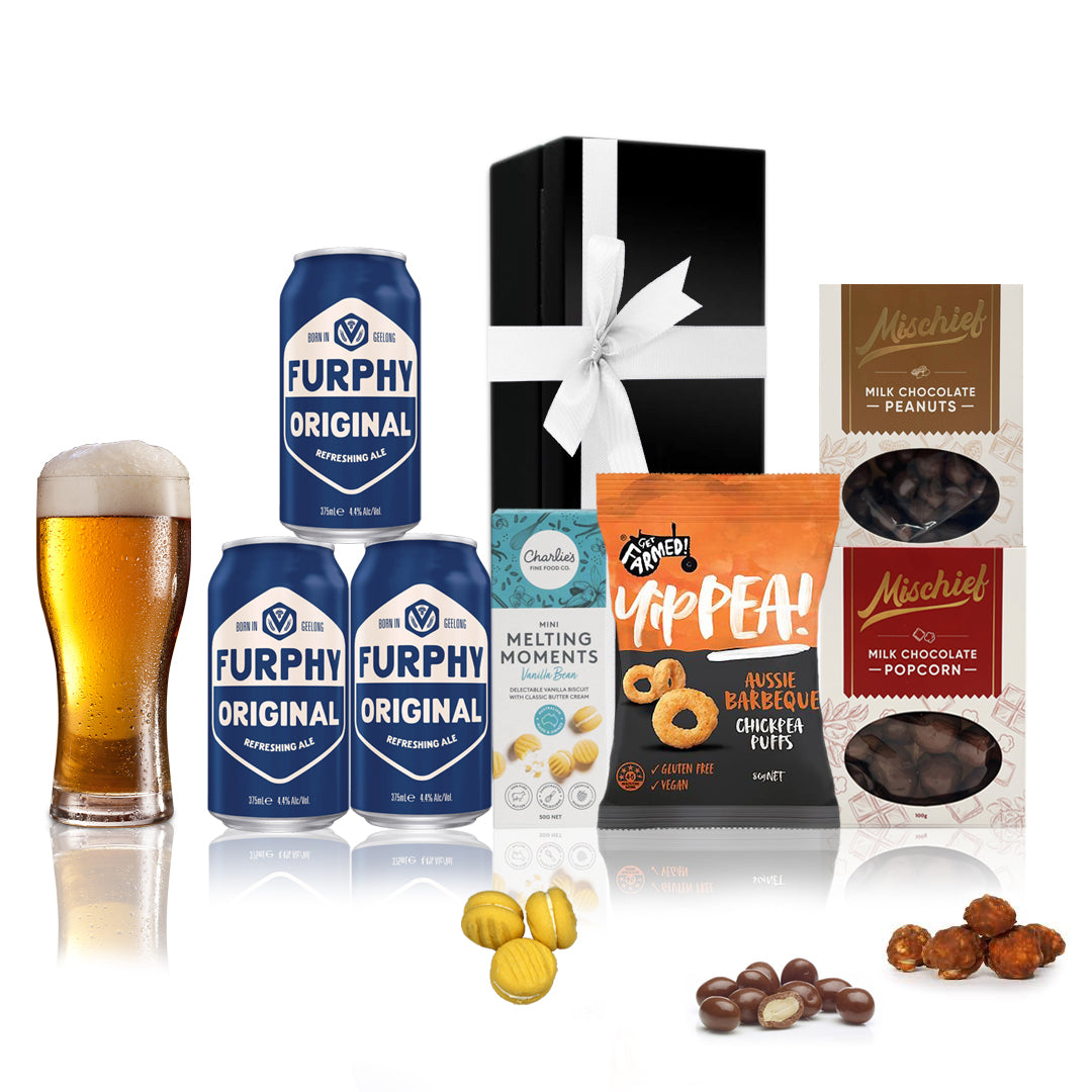 Beers and Mini Snacks Gift Hamper Furphy