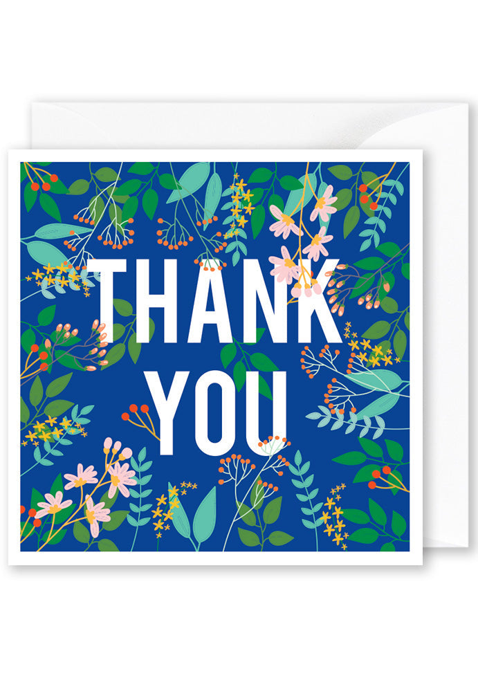 Card - "Thank you Floral"